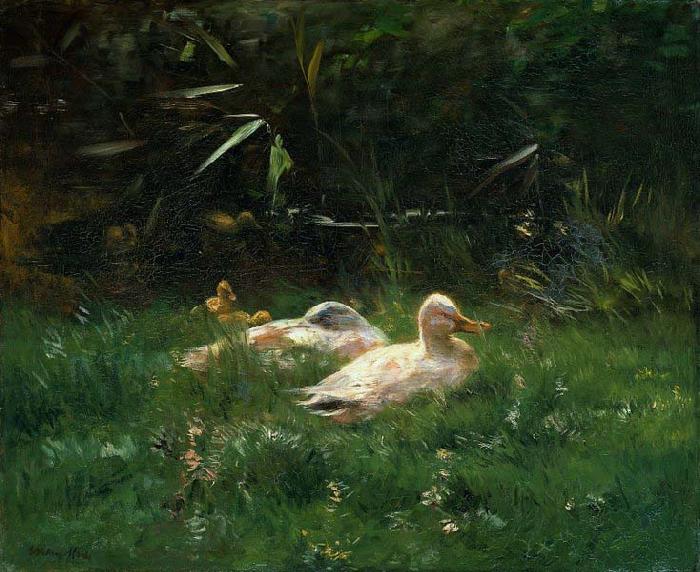 Willem Maris Ducks oil painting picture